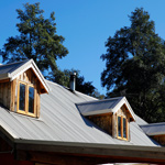 External Side View Multiple Upstairs Dorma Cabin Windows Including Roof