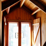 Internal View Single Upstairs Dorma Cabin Window