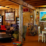 Internal Downstairs View - Woodwork Installation On Wall